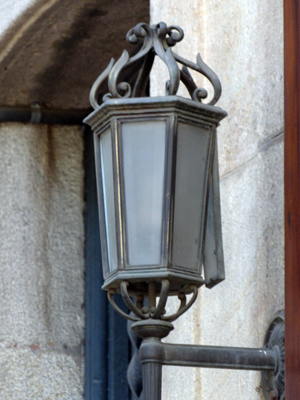 Lamp in Barcelona, Spain.