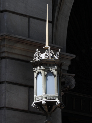 Lamp in Barcelona, Spain.