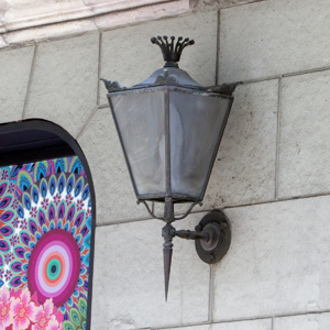 Lamp in Barcelona, Spain.