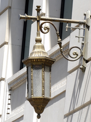 Lamp in Barcelona, Spain.