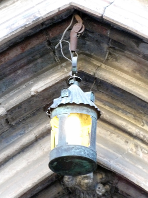 Lamp in Barcelona, Spain.