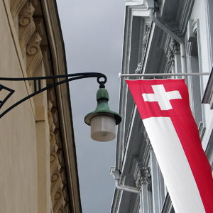 Lamp in Basel, Switzerland.