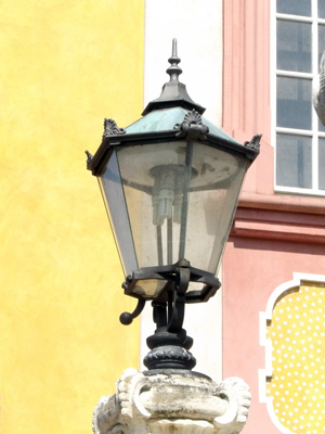 Lamp in Bruchsal, Germany.