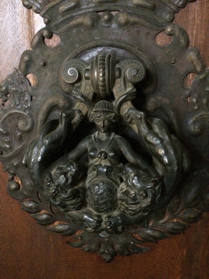 Circular door knocker-Plovdiv,Bulgaria