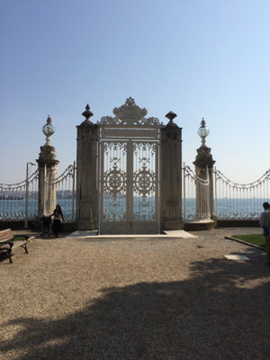 Dolmabahce Palace in Istanbul, Turkey.