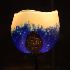 Lamp in the school of Nancy museum, France.