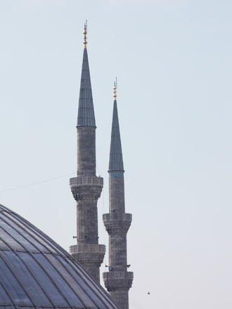 Minarete in Hagia Sophia