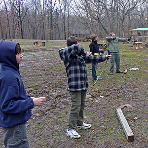 Archery practice