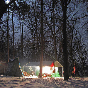 Photograph from our 2011 January campout at Camp Illinek