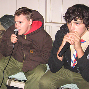 Photograph from our 2010 December campout at Camp Cilca