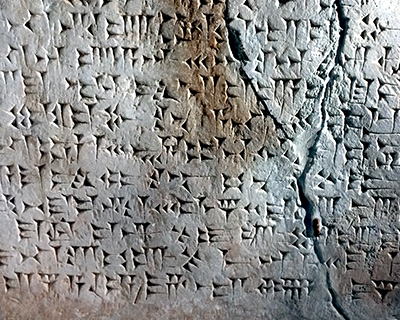 Example of cuneiform Inscription