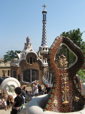 Some tiles in Park Guell