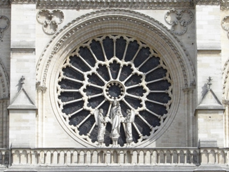 Notre Dame  de Paris巴黎聖母院(Photo by Eric and Chun-Chih Hadley-Ives)