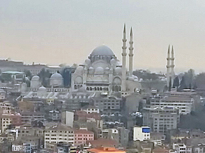 Suleiman's Mosque seen from Galata Tower
