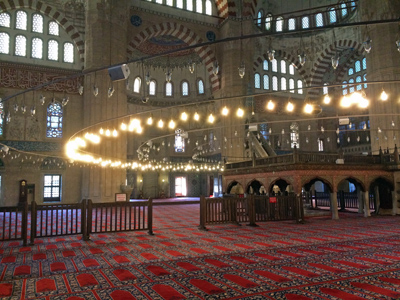 Interior of Selimiye Camii