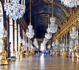 La Galerie des Glaces, the Hall of Mirrors