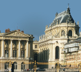 A view of the palace in which the roof of the main chapel takes the center of attention, photograph by Virginia Ives